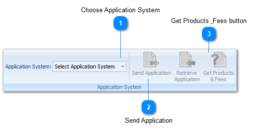 Application System toolbar