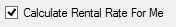 2. Calculate Rental Rate For Me