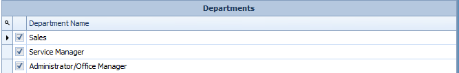 7. Company Departments