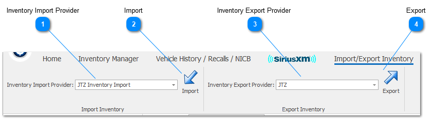 Import / Export Inventory Toolbar