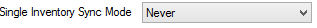 2. Single Inventory Sync Mode