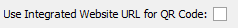 8. Use Integrated Website URL For QR Code