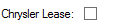 12. Chrysler Lease Calculation