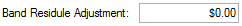 17. Band Residual Adjustment