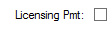 1. License Payment Check Box