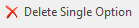 5. Delete Single Option