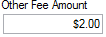 10. Other Fee Amount