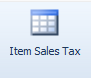 5. Item Sales Tax Button