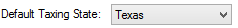 1. Default Taxing State