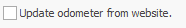 2. Update odometer from website